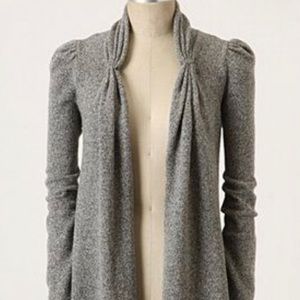 Anthropologie Puff Sleeve Cardigan